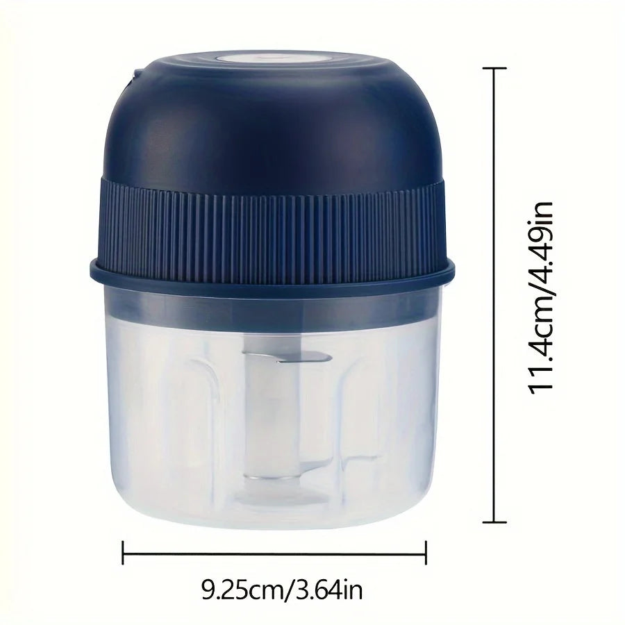 USB portable garlic beater 260ML garlic grinder 2-plade mini chopper electric meat grinder kitchen small tool vegetable chopper