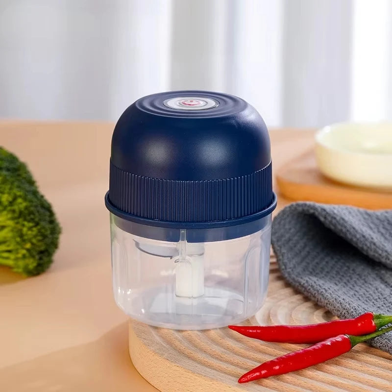 USB portable garlic beater 260ML garlic grinder 2-plade mini chopper electric meat grinder kitchen small tool vegetable chopper