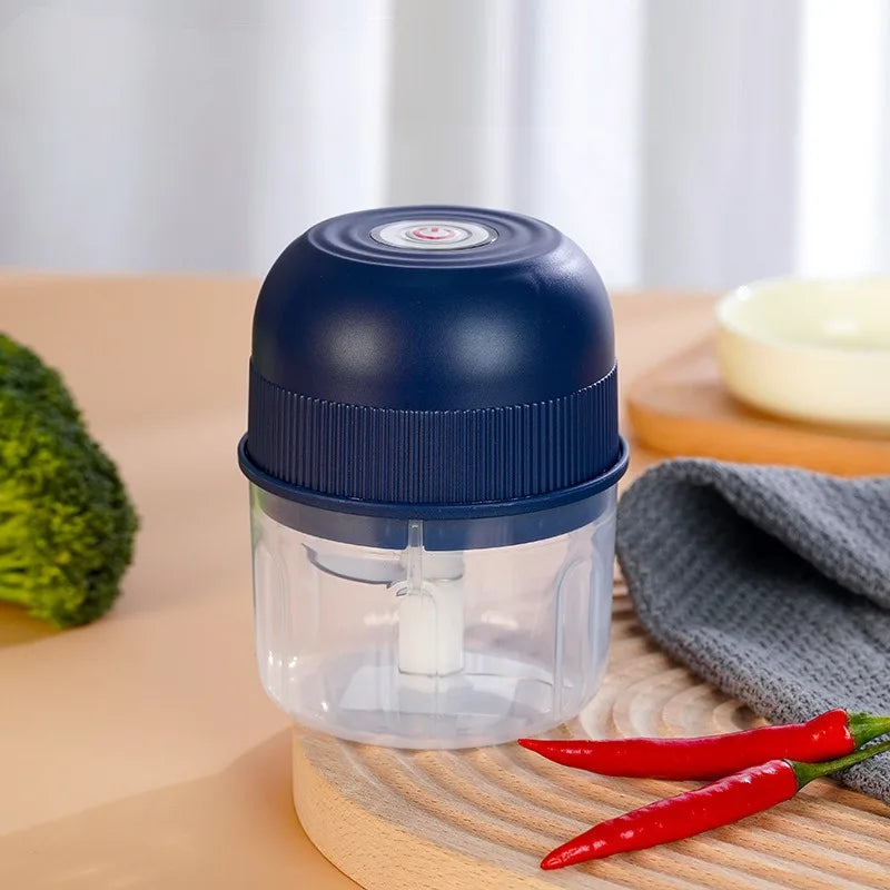 USB portable garlic beater 260ML garlic grinder 2-plade mini chopper electric meat grinder kitchen small tool vegetable chopper